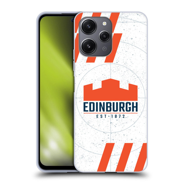 Edinburgh Rugby Logo Art White Soft Gel Case for Xiaomi Redmi 12