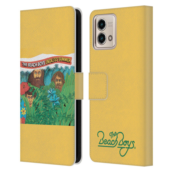 The Beach Boys Album Cover Art Endless Summer Leather Book Wallet Case Cover For Motorola Moto G Stylus 5G 2023