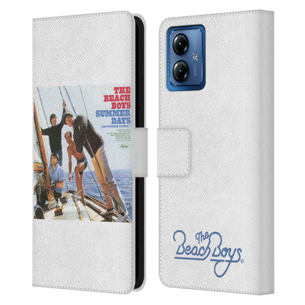The Beach Boys Album Cover Art Summer Days and Nights Leather Book Wallet Case Cover For Motorola Moto G14
