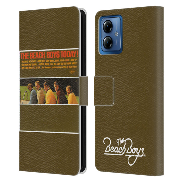 The Beach Boys Album Cover Art Today Leather Book Wallet Case Cover For Motorola Moto G14