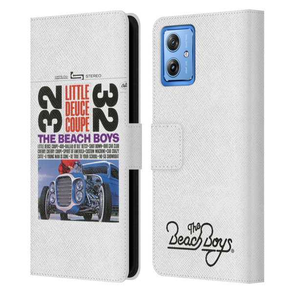 The Beach Boys Album Cover Art Little Deuce Coupe Leather Book Wallet Case Cover For Motorola Moto G54 5G