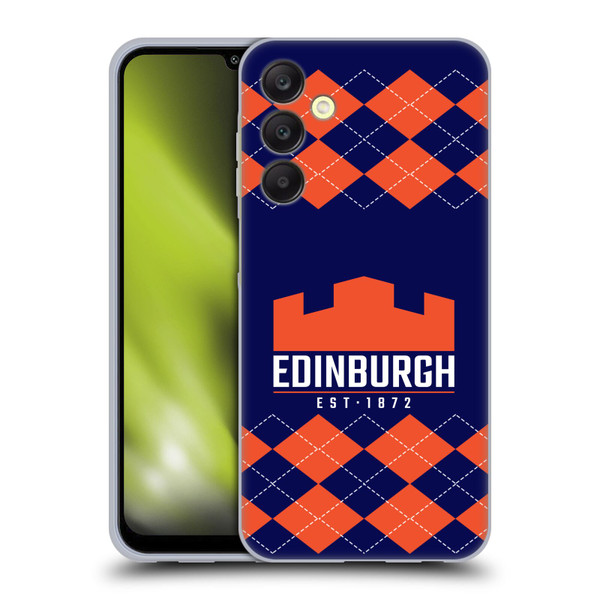 Edinburgh Rugby Logo 2 Argyle Soft Gel Case for Samsung Galaxy A25 5G