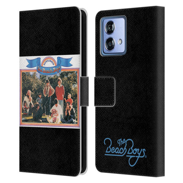 The Beach Boys Album Cover Art Sunflower Leather Book Wallet Case Cover For Motorola Moto G84 5G