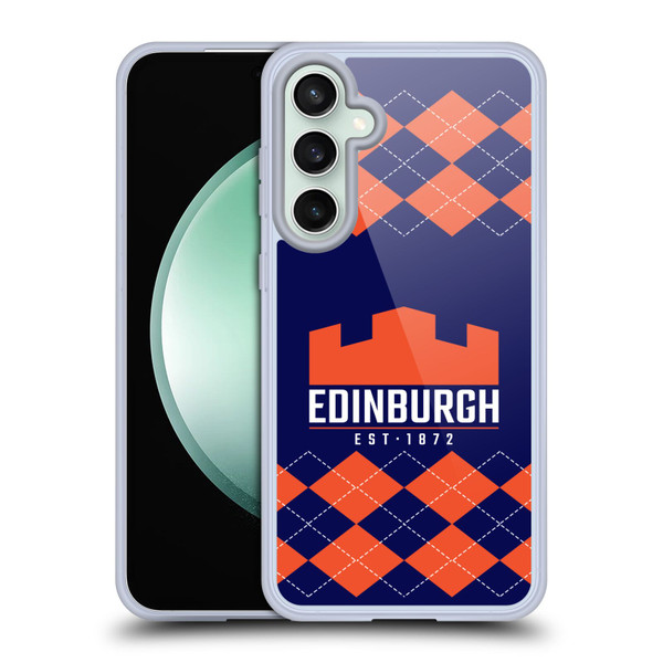 Edinburgh Rugby Logo 2 Argyle Soft Gel Case for Samsung Galaxy S23 FE 5G