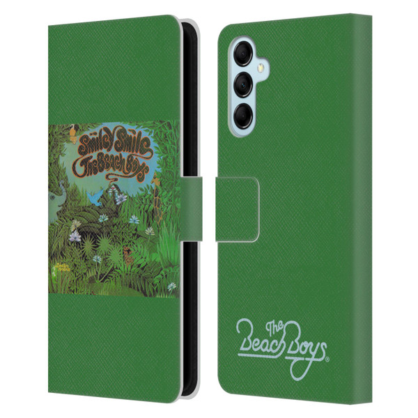 The Beach Boys Album Cover Art Smiley Smile Leather Book Wallet Case Cover For Samsung Galaxy M14 5G
