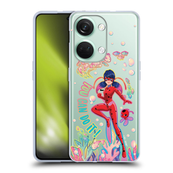 Miraculous Tales of Ladybug & Cat Noir Aqua Ladybug You Can Do It Soft Gel Case for OnePlus Nord 3 5G