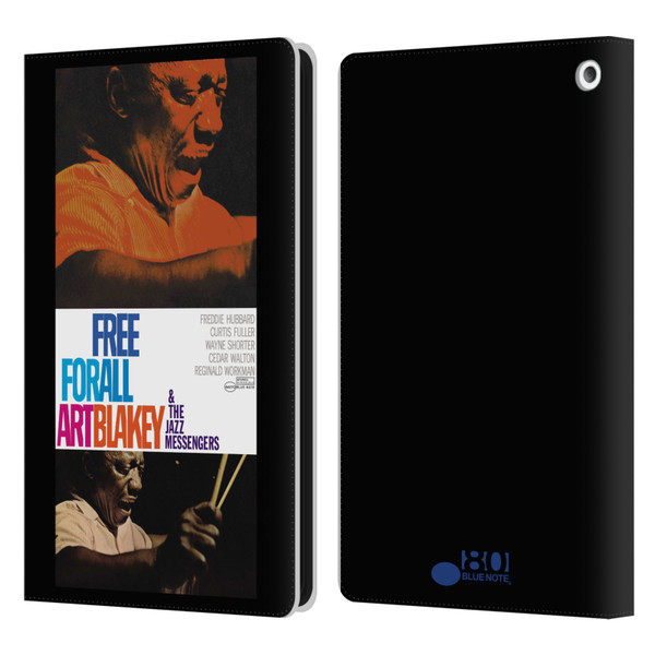 Blue Note Records Albums Art Blakey Free For All Leather Book Wallet Case Cover For Amazon Fire HD 8/Fire HD 8 Plus 2020