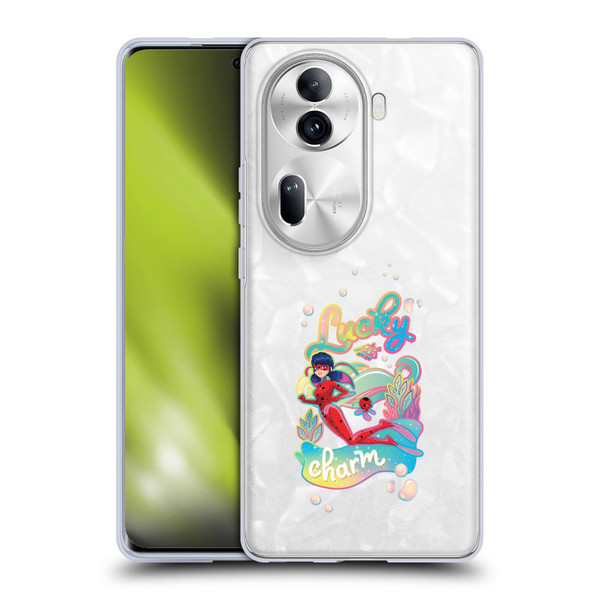 Miraculous Tales of Ladybug & Cat Noir Aqua Ladybug Lucky Charm Soft Gel Case for OPPO Reno11 Pro