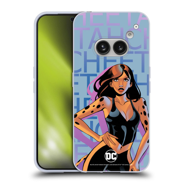 DC Women Core Compositions Cheetah Soft Gel Case for Nothing Phone (2a)