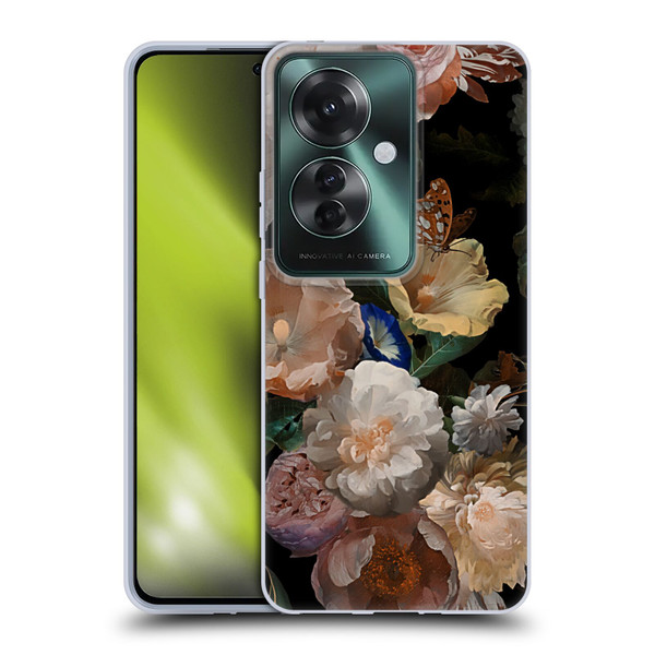 UtArt Antique Flowers Botanical Beauty Soft Gel Case for OPPO Reno11 F 5G / F25 Pro 5G