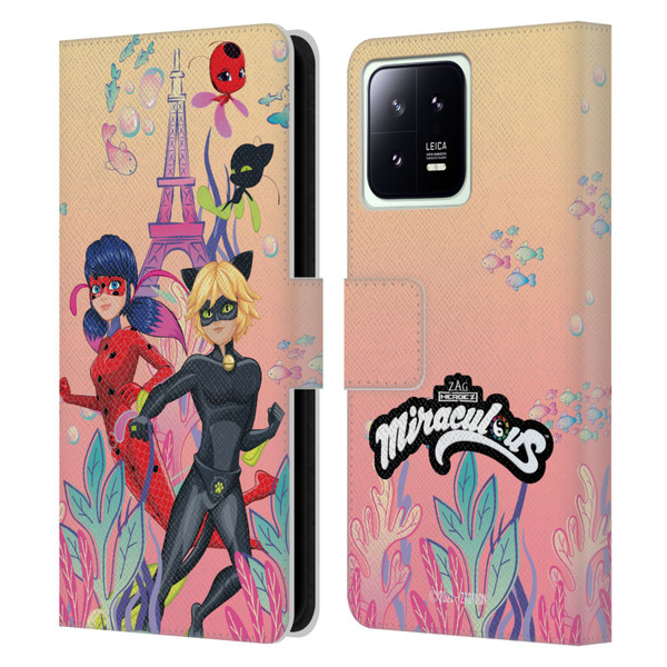 Miraculous Tales of Ladybug & Cat Noir Aqua Ladybug Aqua Power Leather Book Wallet Case Cover For Xiaomi 13 5G