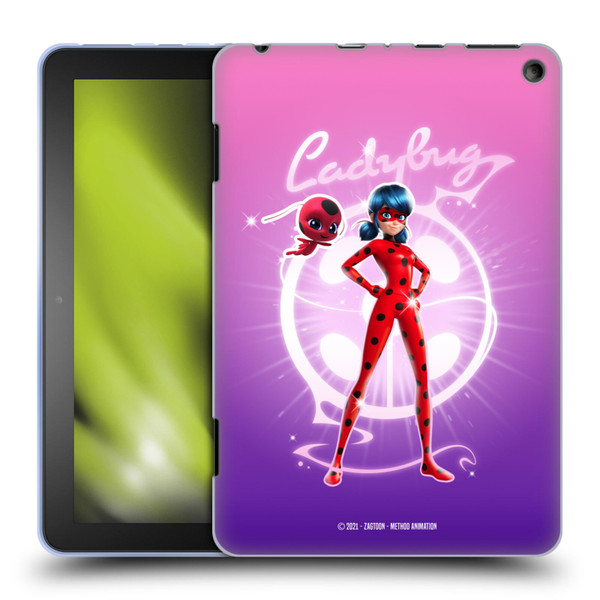 Miraculous Tales of Ladybug & Cat Noir Graphics Ladybug Soft Gel Case for Amazon Fire HD 8/Fire HD 8 Plus 2020