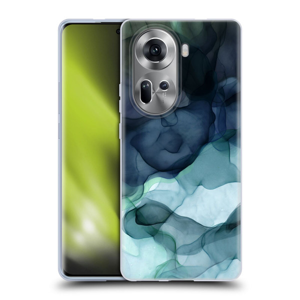 UtArt Dark Night Marble Heavy Smoke Soft Gel Case for OPPO Reno11