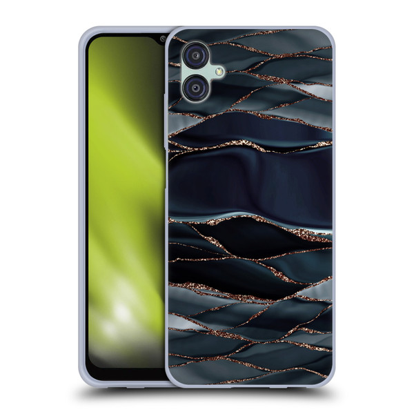 UtArt Dark Night Marble Waves Soft Gel Case for Samsung Galaxy M04 5G / A04e