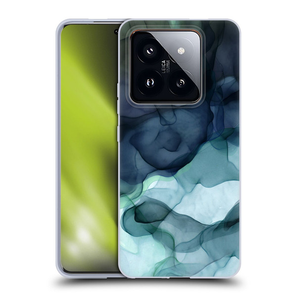 UtArt Dark Night Marble Heavy Smoke Soft Gel Case for Xiaomi 14 Pro