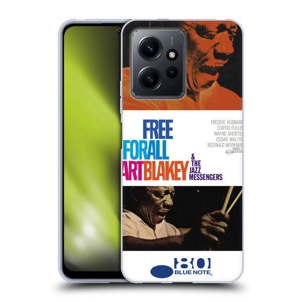 Blue Note Records Albums Art Blakey Free For All Soft Gel Case for Xiaomi Redmi Note 12 4G