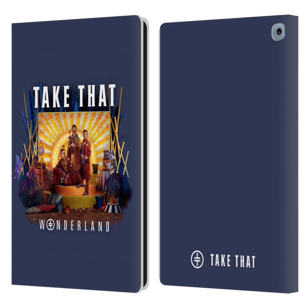 Take That Wonderland Album Cover Leather Book Wallet Case Cover For Amazon Fire HD 10 / Plus 2021