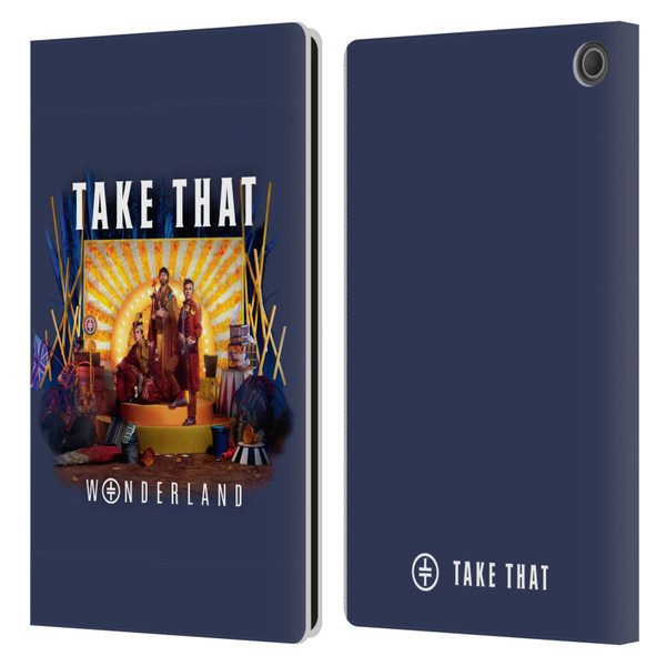 Take That Wonderland Album Cover Leather Book Wallet Case Cover For Amazon Fire Max 11 2023