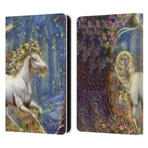Myles Pinkney Mythical Unicorn Leather Book Wallet Case Cover For Amazon Kindle 11th Gen 6in 2022