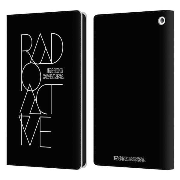 Imagine Dragons Key Art Radioactive Leather Book Wallet Case Cover For Amazon Fire HD 8/Fire HD 8 Plus 2020