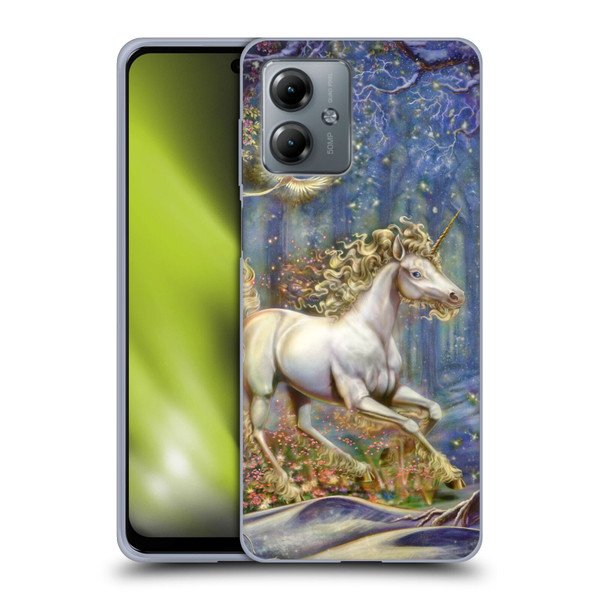 Myles Pinkney Mythical Unicorn Soft Gel Case for Motorola Moto G14