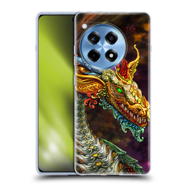 Myles Pinkney Mythical Silver Dragon Soft Gel Case for OnePlus 12R