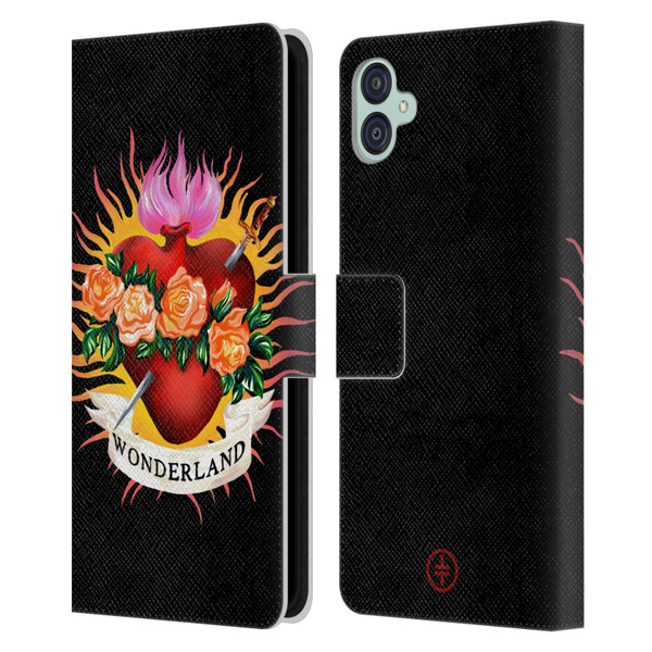 Take That Wonderland Heart Leather Book Wallet Case Cover For Samsung Galaxy M04 5G / A04e
