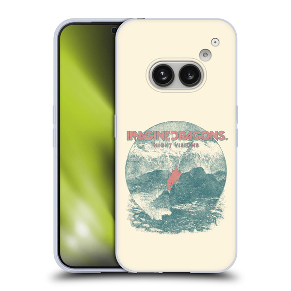 Imagine Dragons Key Art Flame Night Visions Soft Gel Case for Nothing Phone (2a)