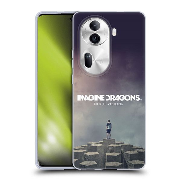 Imagine Dragons Key Art Night Visions Album Cover Soft Gel Case for OPPO Reno11 Pro