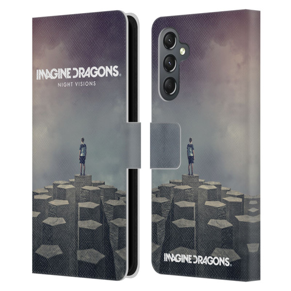 Imagine Dragons Key Art Night Visions Album Cover Leather Book Wallet Case Cover For Samsung Galaxy A25 5G