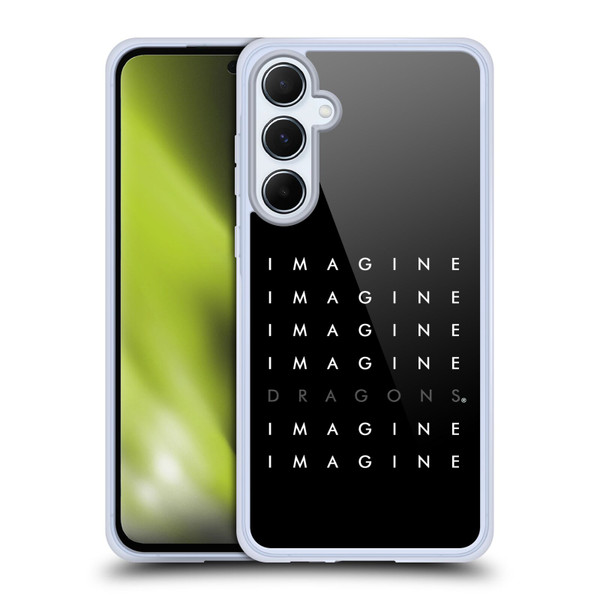 Imagine Dragons Key Art Logo Repeat Soft Gel Case for Samsung Galaxy A55 5G