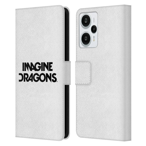 Imagine Dragons Key Art Logo Leather Book Wallet Case Cover For Xiaomi Redmi Note 12T