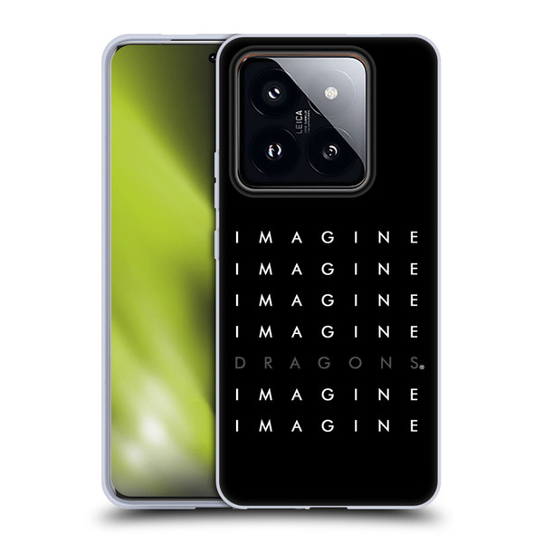 Imagine Dragons Key Art Logo Repeat Soft Gel Case for Xiaomi 14 Pro