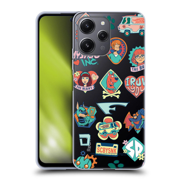 Scoob! Scooby-Doo Movie Graphics Retro Icons Soft Gel Case for Xiaomi Redmi 12