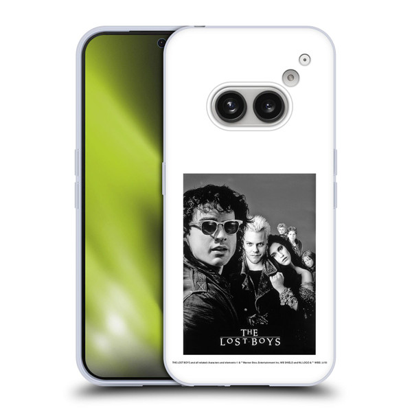The Lost Boys Characters Poster Black And White Soft Gel Case for Nothing Phone (2a)