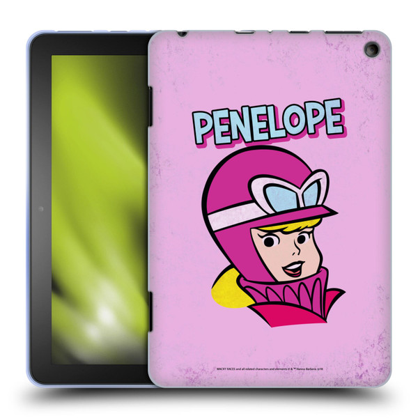 Wacky Races Classic Penelope Soft Gel Case for Amazon Fire HD 8/Fire HD 8 Plus 2020