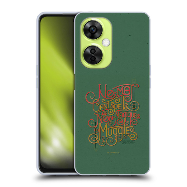 Fantastic Beasts The Crimes Of Grindelwald Art Nouveau Muggles Soft Gel Case for OnePlus Nord CE 3 Lite 5G