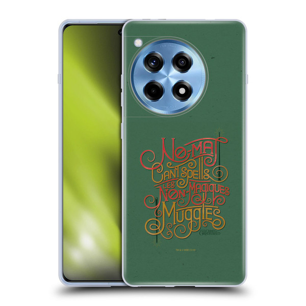 Fantastic Beasts The Crimes Of Grindelwald Art Nouveau Muggles Soft Gel Case for OnePlus 12R