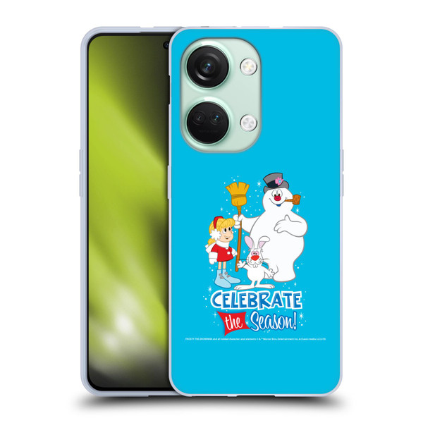 Frosty the Snowman Movie Key Art Celebrate Soft Gel Case for OnePlus Nord 3 5G