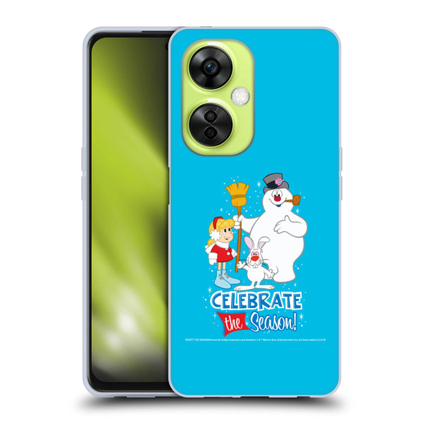 Frosty the Snowman Movie Key Art Celebrate Soft Gel Case for OnePlus Nord CE 3 Lite 5G