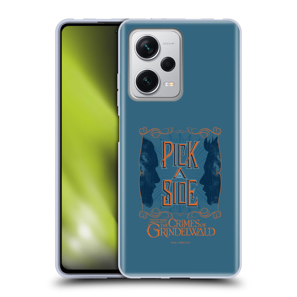 Fantastic Beasts The Crimes Of Grindelwald Art Nouveau Pick A Side Soft Gel Case for Xiaomi Redmi Note 12 Pro+ 5G