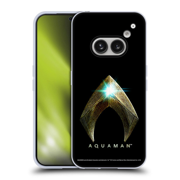 Aquaman Movie Logo Main Black Soft Gel Case for Nothing Phone (2a)