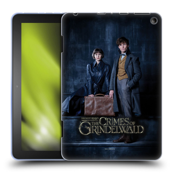 Fantastic Beasts The Crimes Of Grindelwald Character Art Tina And Newt Soft Gel Case for Amazon Fire HD 8/Fire HD 8 Plus 2020