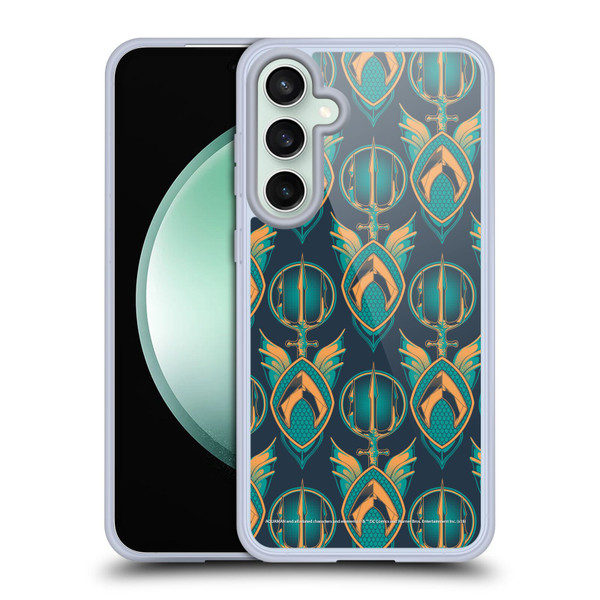 Aquaman Movie Logo Pattern Soft Gel Case for Samsung Galaxy S23 FE 5G