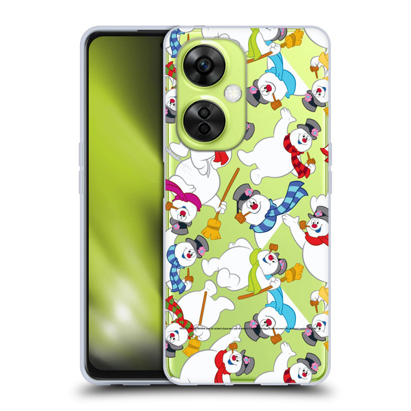 Frosty the Snowman Movie Patterns Pattern 3 Soft Gel Case for OnePlus Nord CE 3 Lite 5G