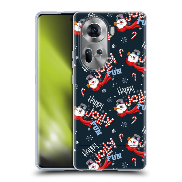 Frosty the Snowman Movie Patterns Pattern 7 Soft Gel Case for OPPO Reno11