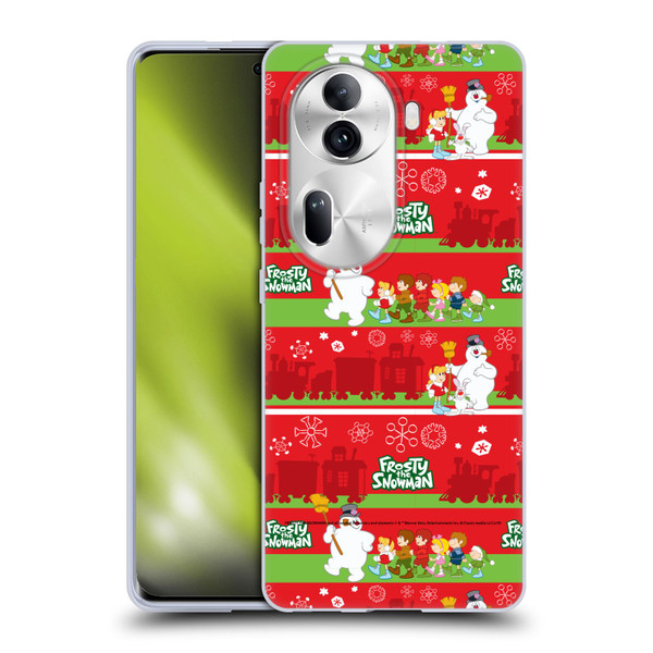 Frosty the Snowman Movie Patterns Pattern 1 Soft Gel Case for OPPO Reno11 Pro