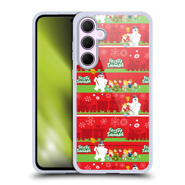 Frosty the Snowman Movie Patterns Pattern 1 Soft Gel Case for Samsung Galaxy A35 5G