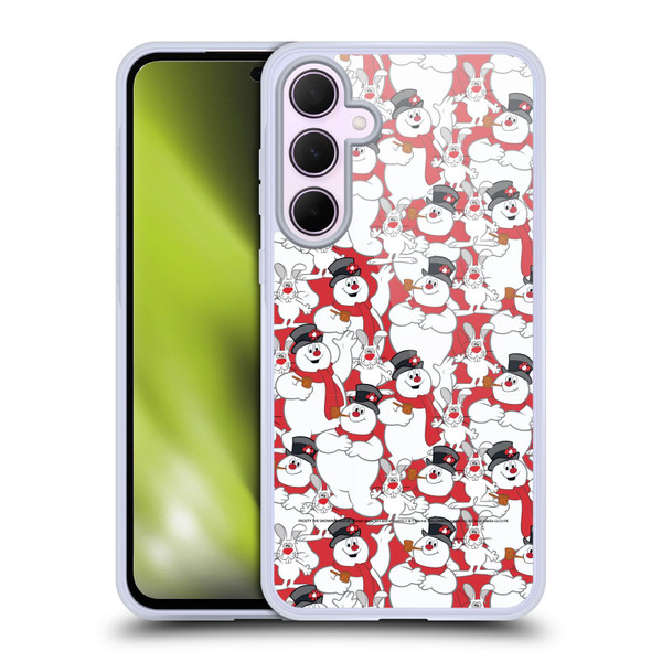 Frosty the Snowman Movie Patterns Pattern 4 Soft Gel Case for Samsung Galaxy A35 5G