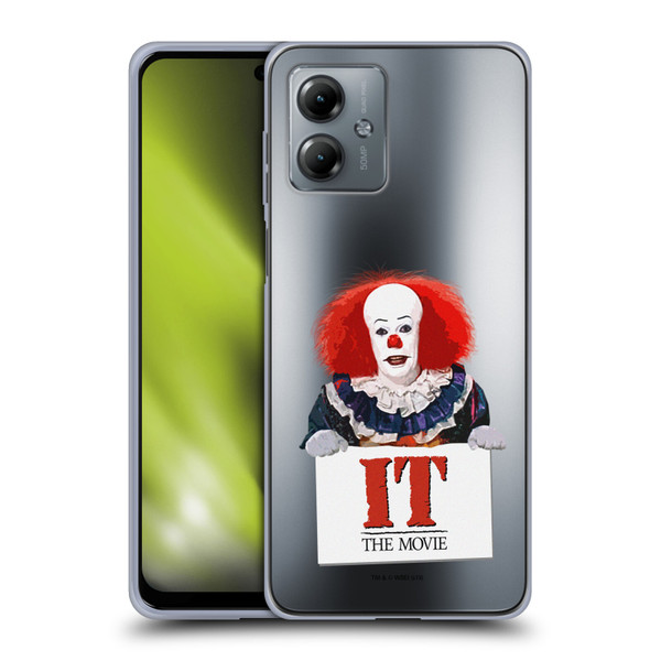 IT Television Miniseries Graphics Pennywise Soft Gel Case for Motorola Moto G14